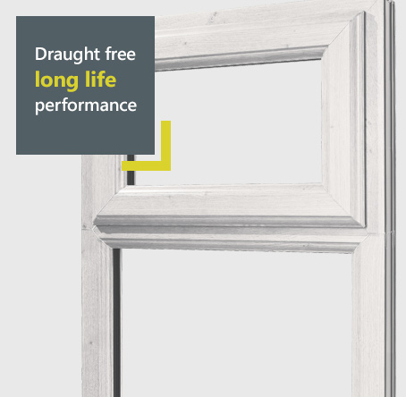 Eurocell uPVC casement window with long life performance