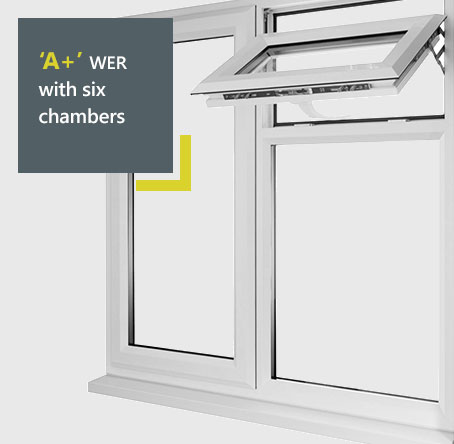 Liniar upvc casement window - a+ energy rating achievable