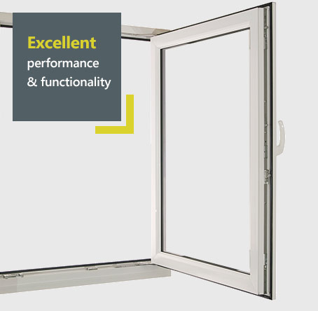 Liniar tilt and turn uPVC - excellent performance and functionality